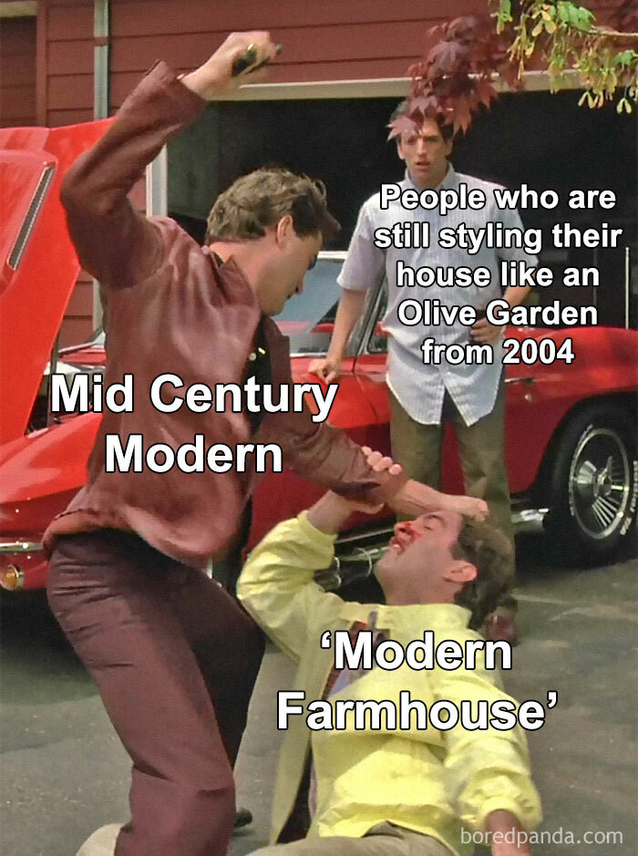 13. Step aside for mid century modern.