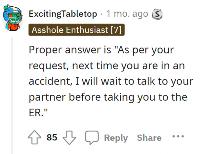 Aaand here go the sarcastic comments!