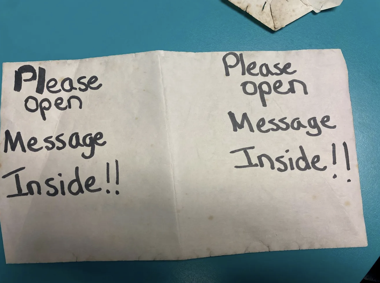 The letters were forwarded to Oakridge School in the hopes of locating a 5th grader named Ben Lyons.