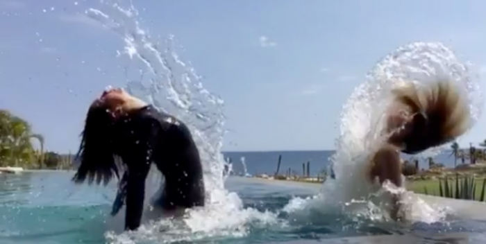 7. Nina Dobrev & Julianne Hough