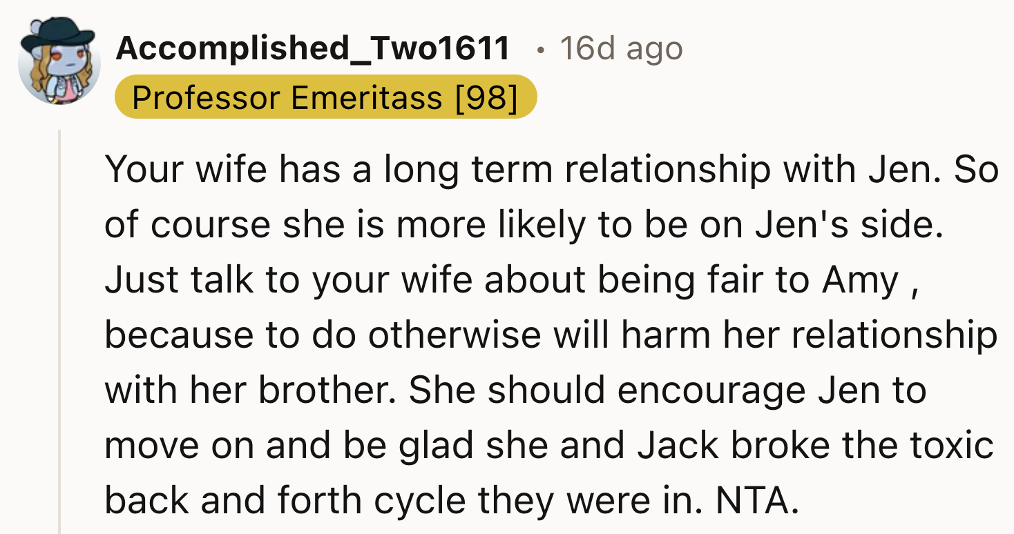 Long-Term Relationship With Jen