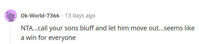 True, a win-win for both parties. What more can they ask for?