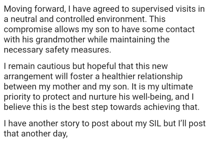 The OP Has the Ultimate Priority to Protect and Nurture His Son's Well-Being