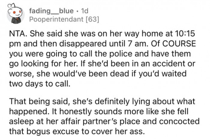 OP needs to look into it