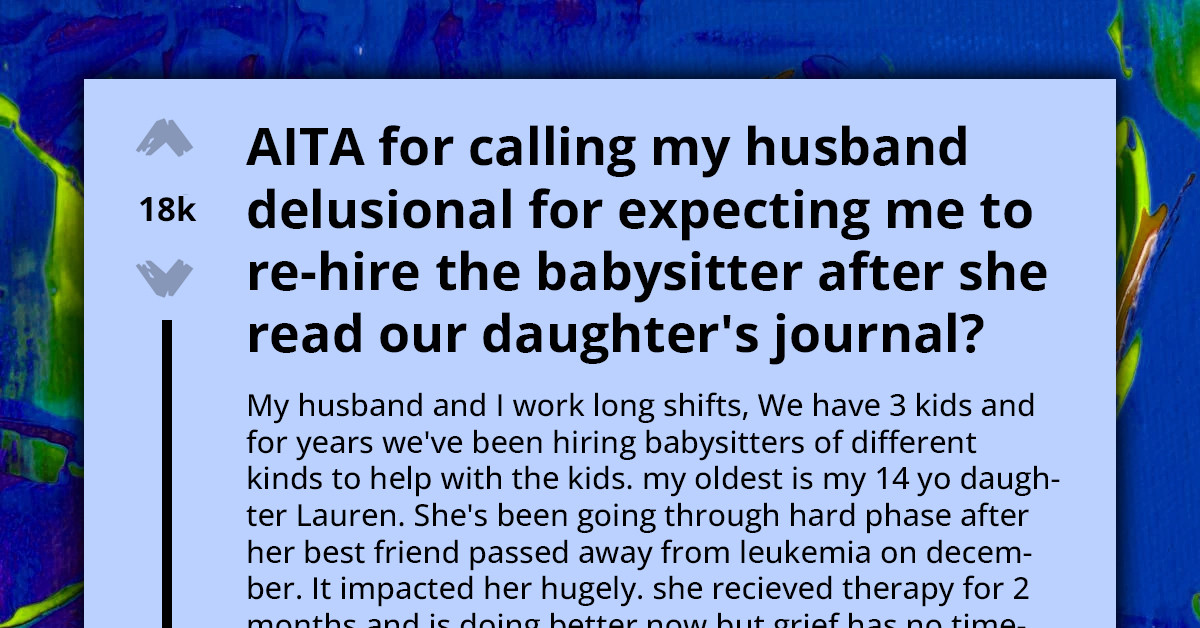Mother's Protective Instinct for Daughter Clashes with Father's Desire to Preserve Friendship with Overbearing Babysitter's Family