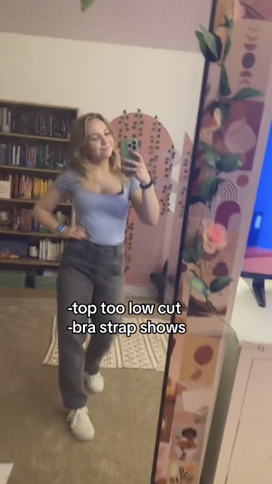 She goes on to explain why exactly they told her to go home or claimed she violated the dress code.