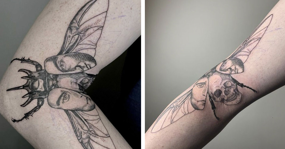 20 Clever Tattoo Ideas That Creatively Transform When You Move Your Body
