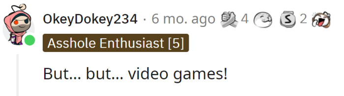 Apparently, it's more important than his wife's.