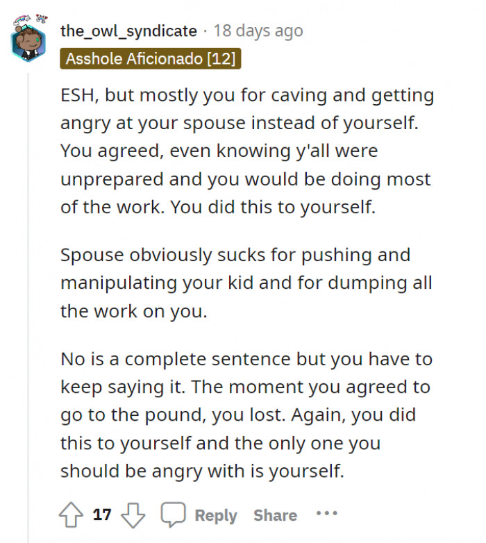 ESH, but you agreed. OP should be angry at no one but herself.