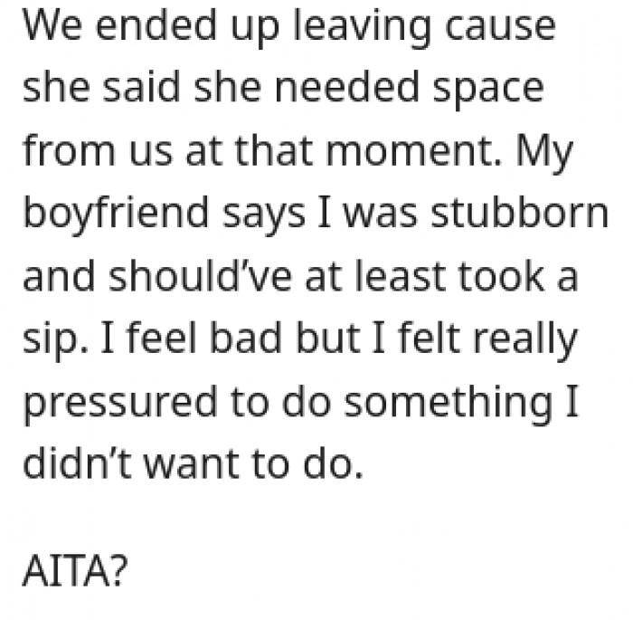 My boyfriend termed me 