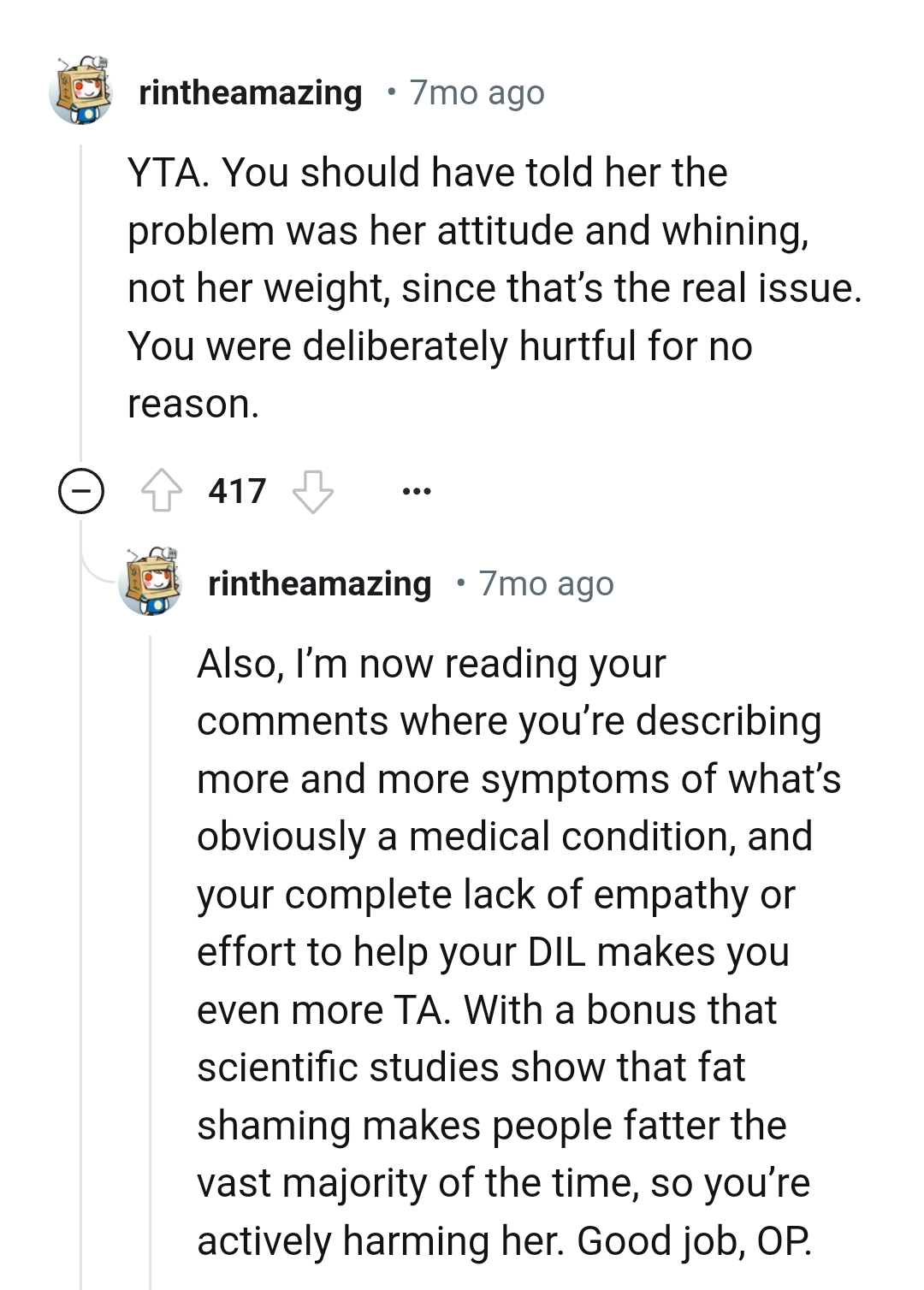 The OP should have communicated the problem better