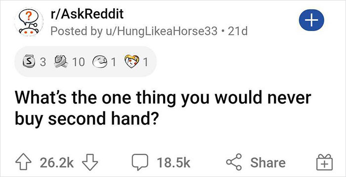 The question is popped