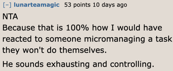 Most Redditors didn't like the way the OP's boyfriend reacted.