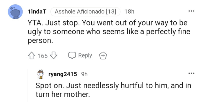 These Redditors have accused OP of being 