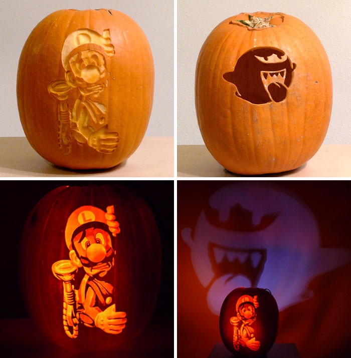 10. I really love when they recreate characters or scenes on their pumpkins because you can truly see the creativity.
