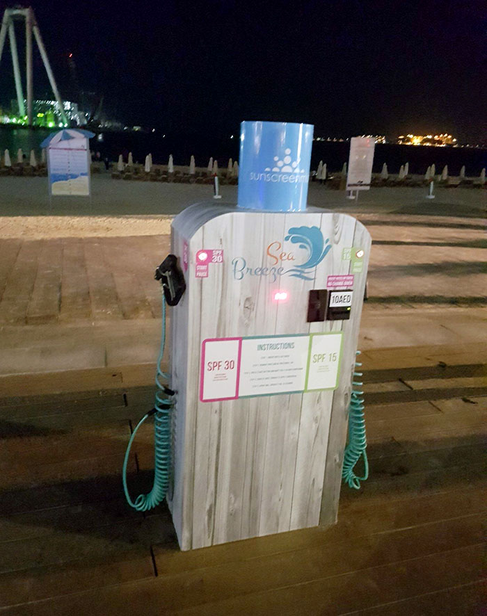 16. Sunscreen Stations At Dubai Beaches