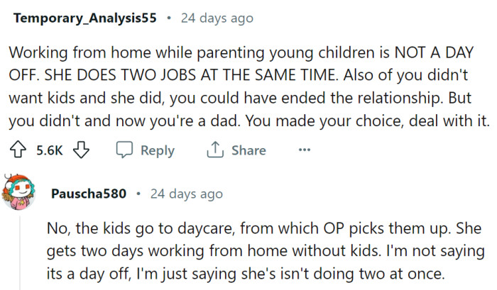 Finally, a Redditor willing to look at things differently