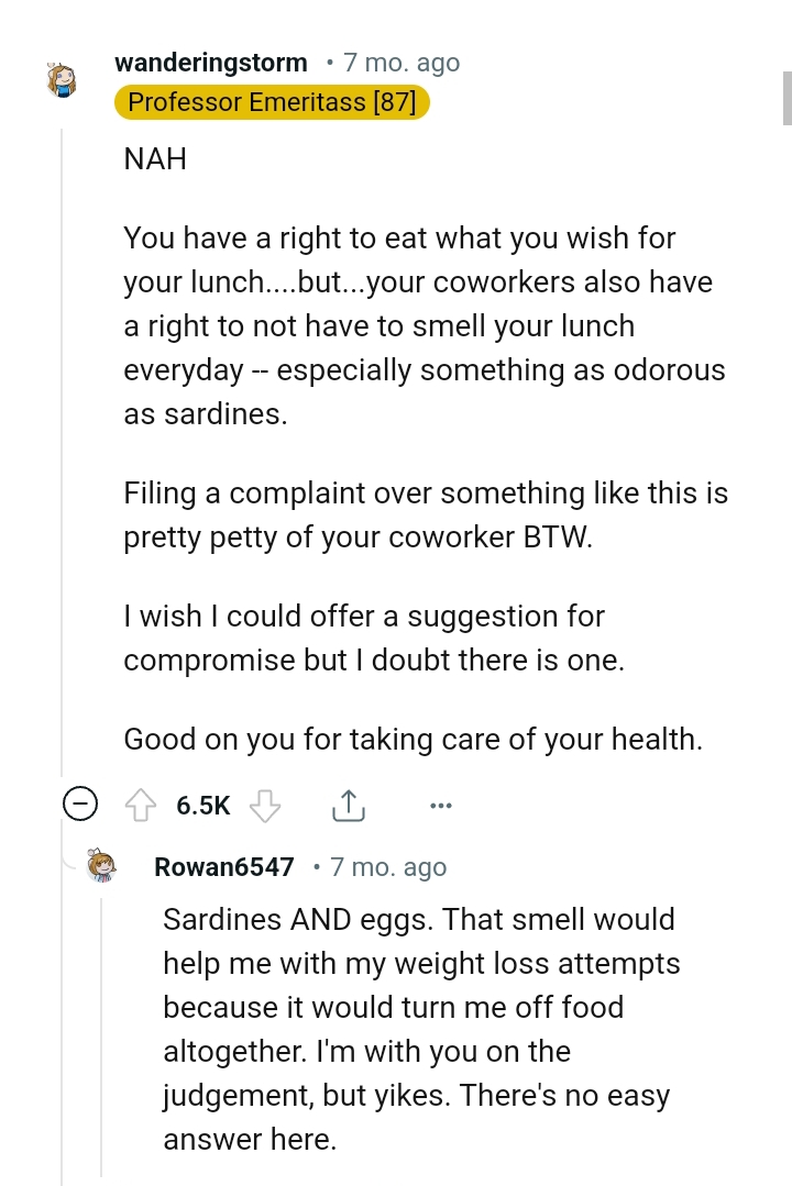 Good on the OP for Taking Care of His Health