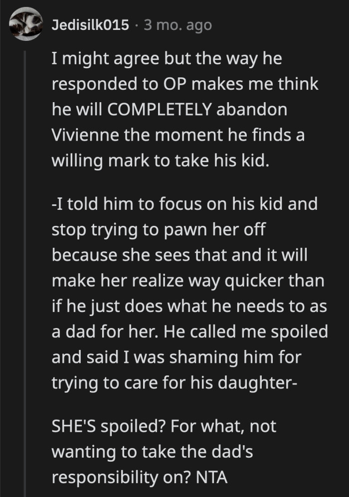 It's not that Henry doesn't know how to take care of Vivienne; it's that he doesn't want to try. He is getting into one relationship after another to look for someone who will be responsible for his child because he can't be bothered.