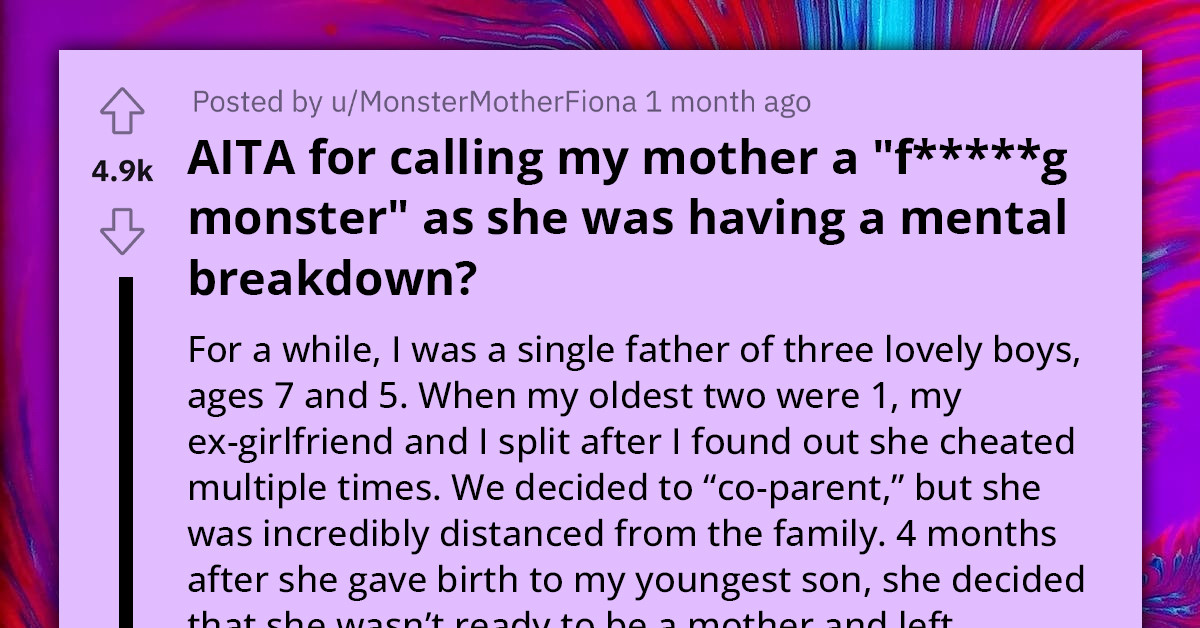 Woman Gets Drunk, Suffers a Mental Breakdown and Abuses Her Son's Fiancé, Son Terms Her a "Monster" While Storming Out