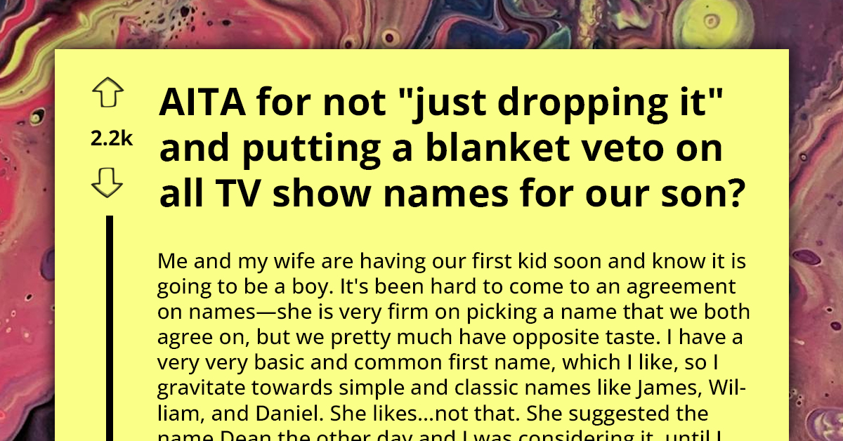 Future Dad In Trouble For Refusing To Name Baby After Wife's Teen TV Crush