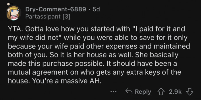 The decision should have been mutual.