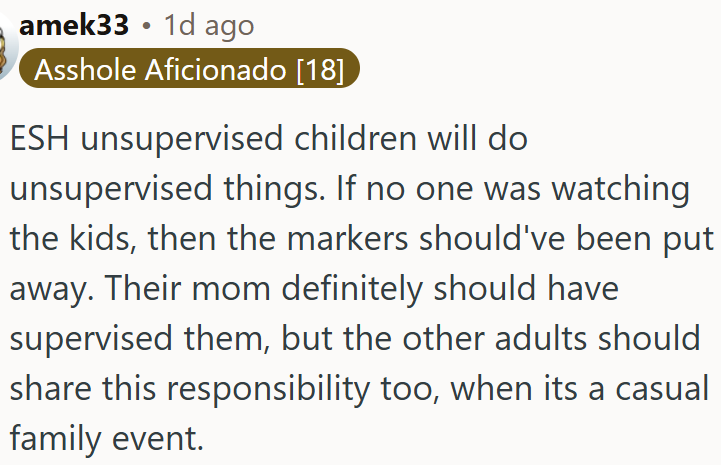 If there’s no supervision, expect surprises.