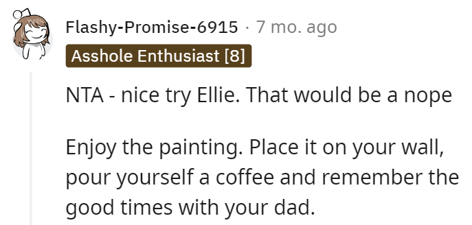 Enjoy the painting, OP