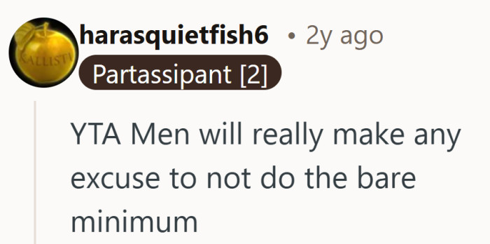 The bar is described as low, yet somehow still feels out of reach in this exchange.