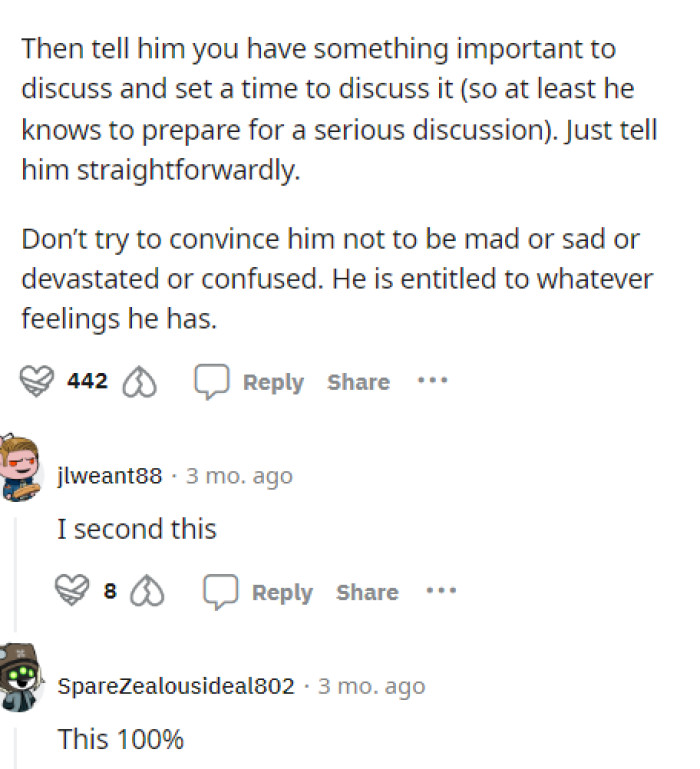 This was a lovely comment that provided many insights into how the situation might progress. Plus, it looks like everyone agreed with this comment.