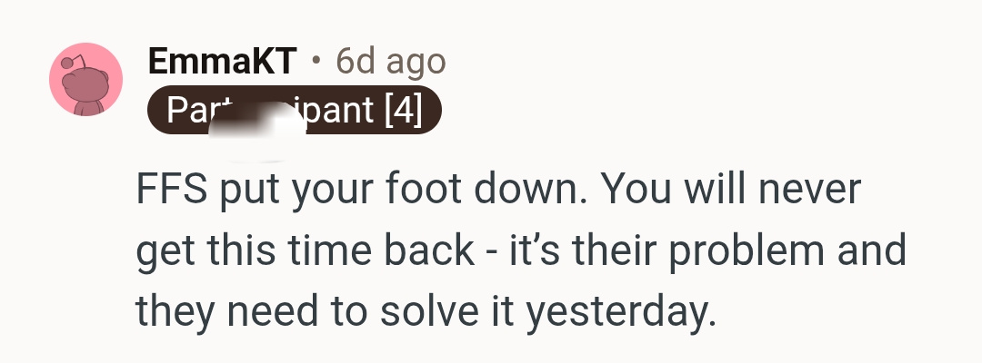 And the comments roll in...