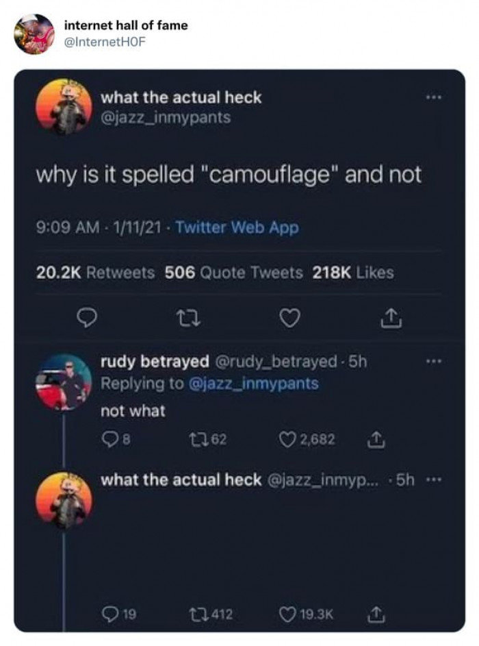 48. The Person's Name Says It All