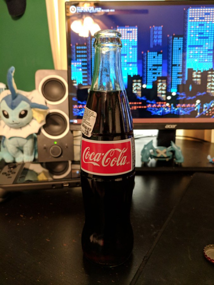 13. Everything tastes better coming out of a glass bottle.