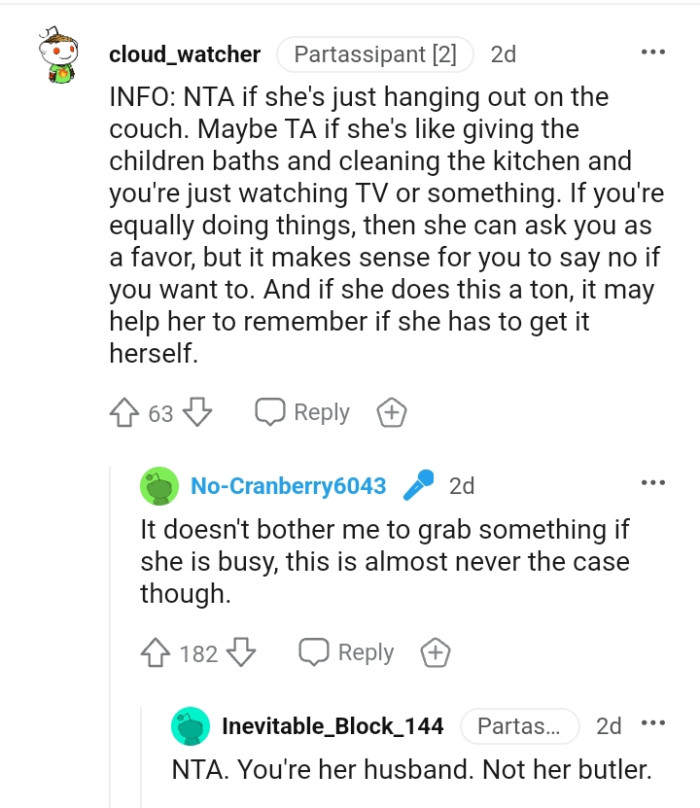 It makes sense for you to say no if you don't want to