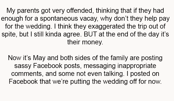 My parents got very offended