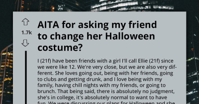 Lady Accused of Slut-Shaming After She Asked Friend to Change Latex Costume for Trick-or-Treating