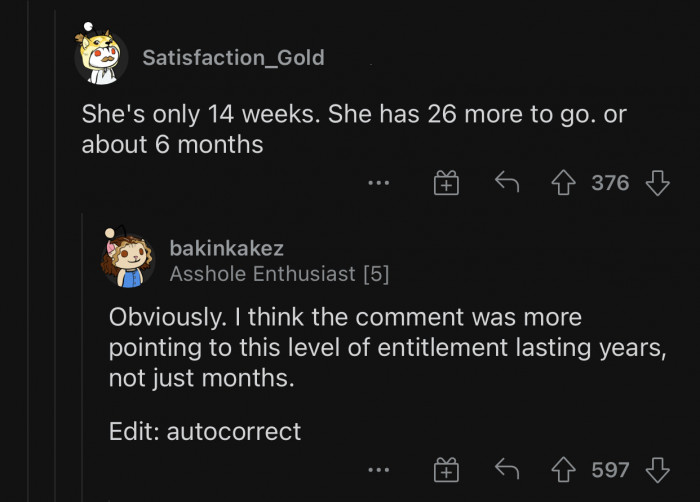 OP has more than the pregnancy to worry about.