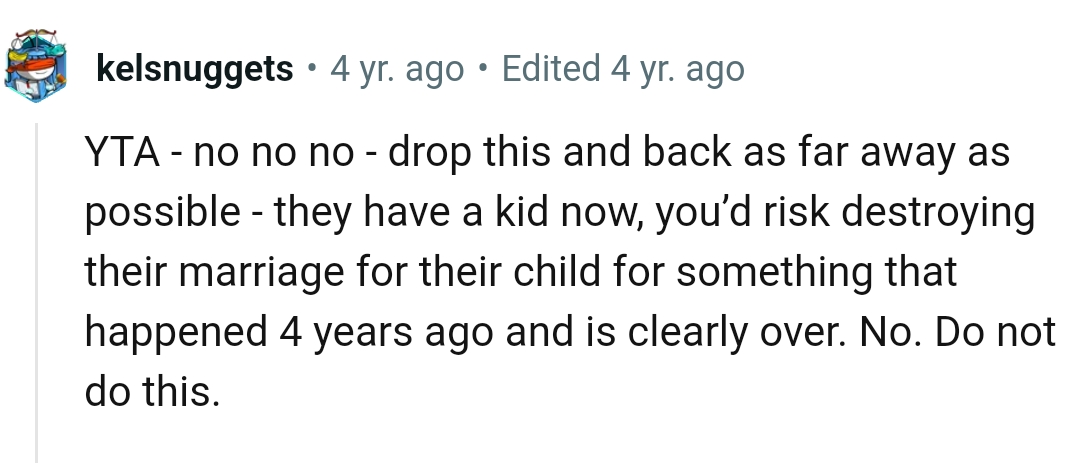 The OP Wants to Risk Destroying Their Marriage