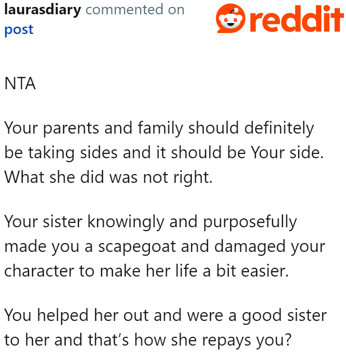 It's clear who the victim is here.