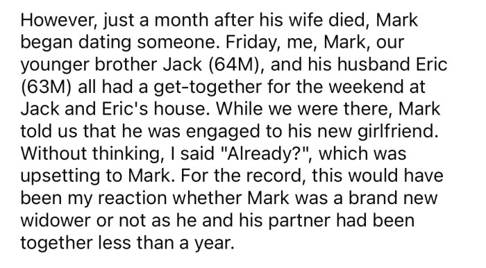 Just one month after his wife passed away, Mark began dating someone new, and he recently announced that he was getting remarried.