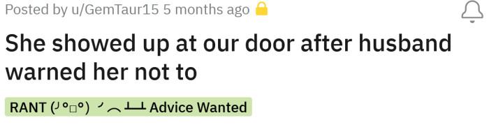 The Redditor asked for advice on how to deal with her MIL showing up uninvited.