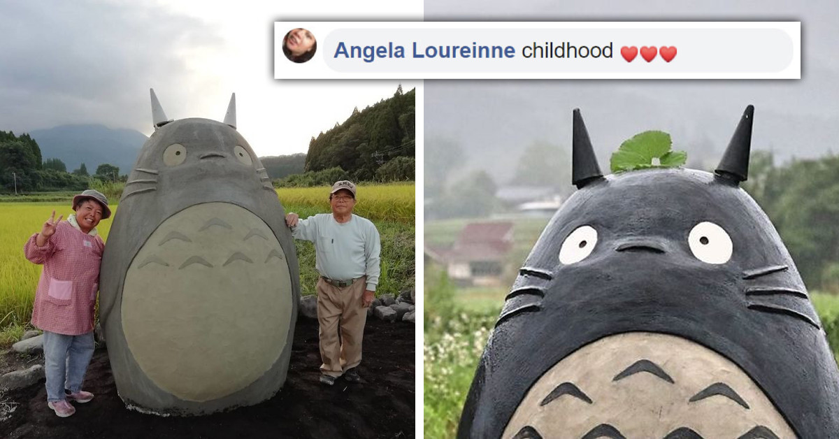 Real-Life Version Of Totoro Bus Stop Has Been Constructed By An Elderly Couple And Is Now A Tourist Attraction