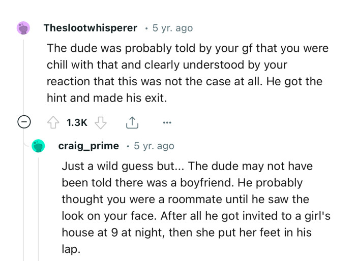 Who knows, the dude may not have been told there was a fiancée in the picture