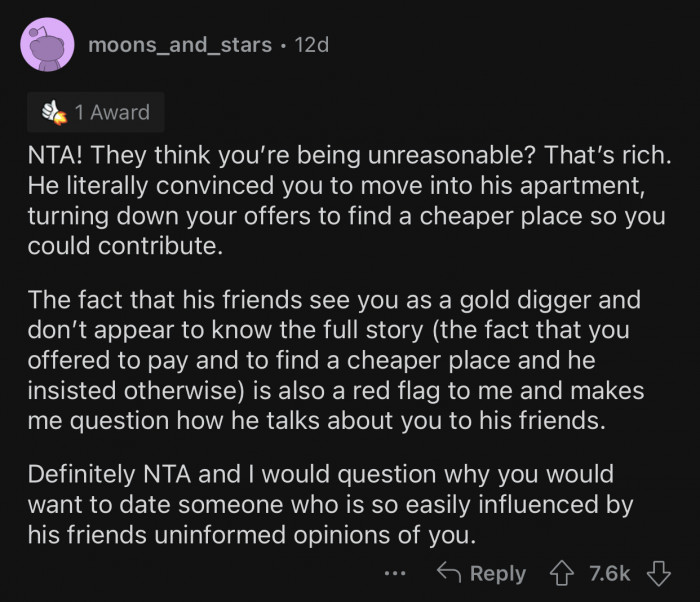 He said what he said, and now he's facing the consequences.