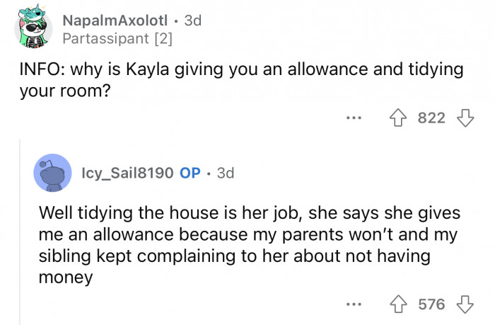 Why is Kayla responsible for these issues?