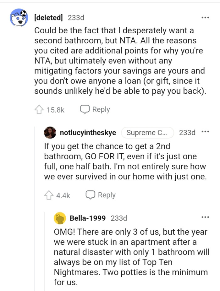 The OP does not owe anyone a loan