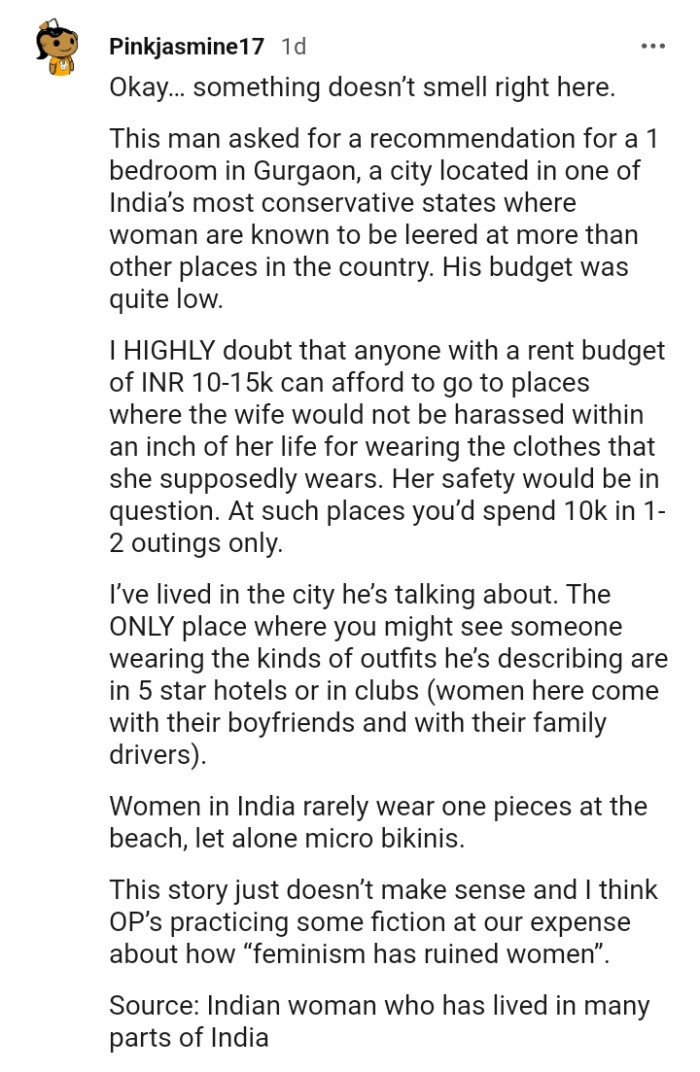 This redditor suspects something fishy