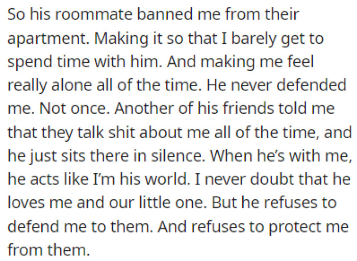 OP Also Found Out That His Friends Are Always Bad-Mouthing Her, but He Never Defends Her
