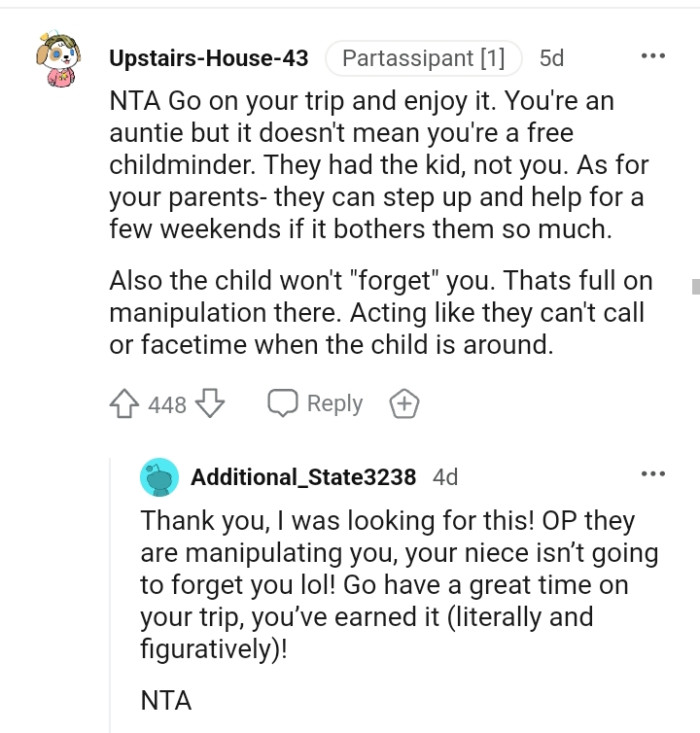 That is full-on manipulation