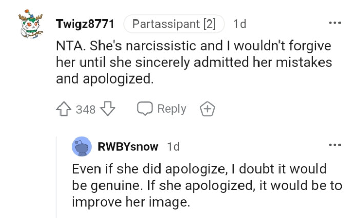 And the comments from other redditors roll in...